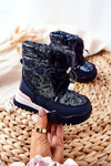 Children's Insulated Snow Boots Navy Dessa