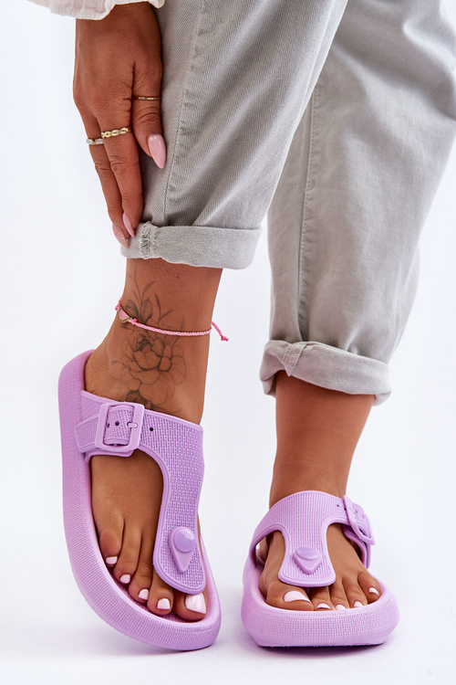 Women's Foam Slippers Purple Apolla