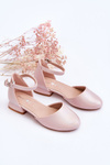 Children's Low Heel Sandals Pink Nelly