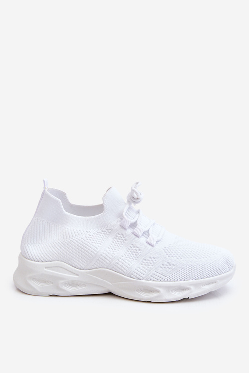 Buty Sportowe Wsuwane Damskie Białe Ellison