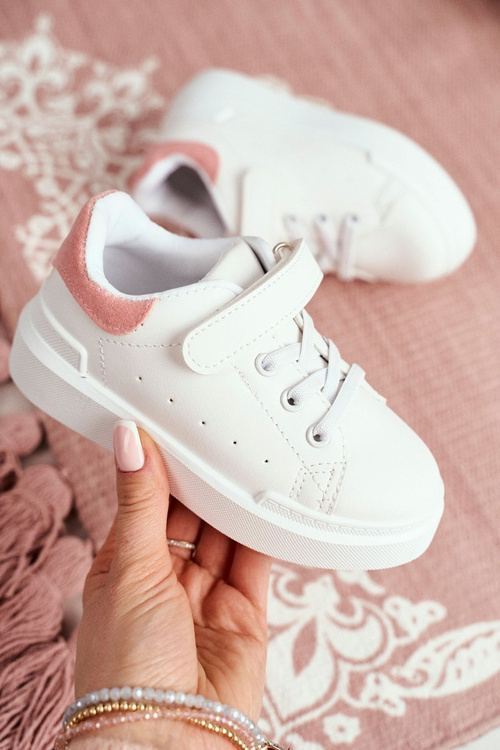 Children's Sports Shoes Sneakers White Pink Bilbo