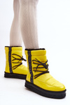 Women's Snow Boots with Yellow Laces Lilara
