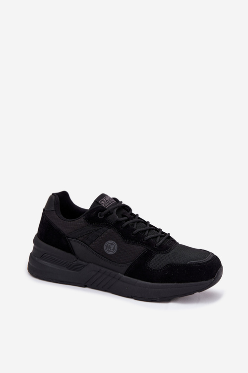 Men's Sports Sneakers On Platform Black Hanirin