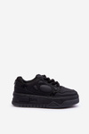 Women's Platform Sneakers Black Finos