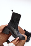 Women's Boots With Massive Heel And Sock Black Briogen