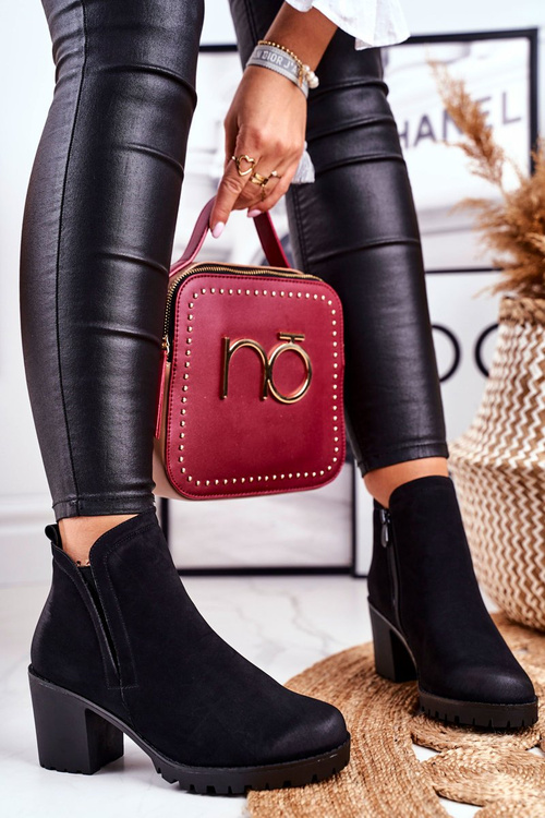 Women’s Boots On High Heel Black Veronica