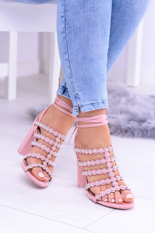 Pink Women's Stiletto Sandals Ysmira