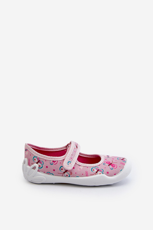Children's Slippers Ballerinas Butterflies Befado 114X523 Pink