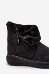 Warm Wedge Snow Boots Black Calena