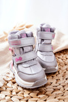 Children's Insulated Snow Boots Silver Nemi