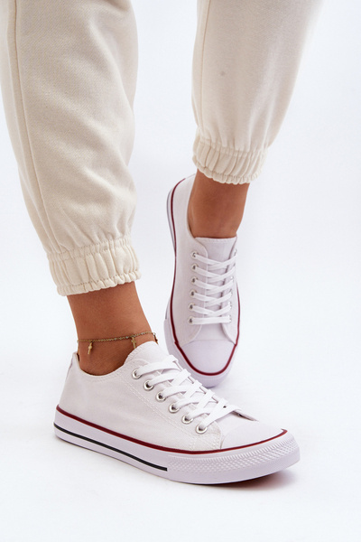 Women's Classic Sneakers Black and White Ecoma