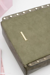 Monnari Olive Classic Urban Bag with Rivets
