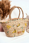 Women's Beach Bag Seagrass Basket Nobo NBAG-XI0540-C015