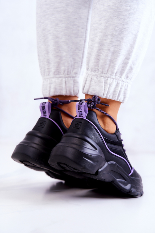 Buty Sportowe Damskie Memory Foam Czarne Big Star JJ274786