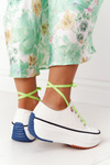 Women's  Sneakers On A Platform White Electric Love