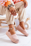Slip-on Suede Espadrilles Pink Lesley