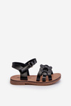 Children's Sandals with Velcro Fastening Black Sarniema