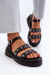 Women's Embellished Sandals Black Arcida