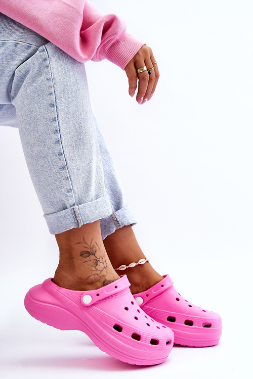 Women's Foam Slippers Crocs Dark pink Coline