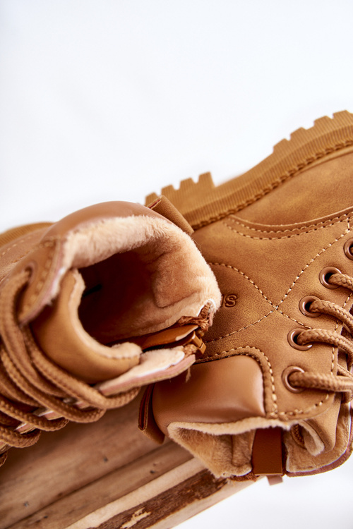 Children's Warm Boots Camel Cheddy