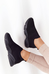 Women's Slip-on Sneakers Black Yoga Class