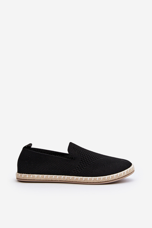 Black Women's Slip-On Espadrilles Harmonie