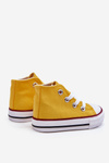 Children's High Sneakers Yellow Filemon