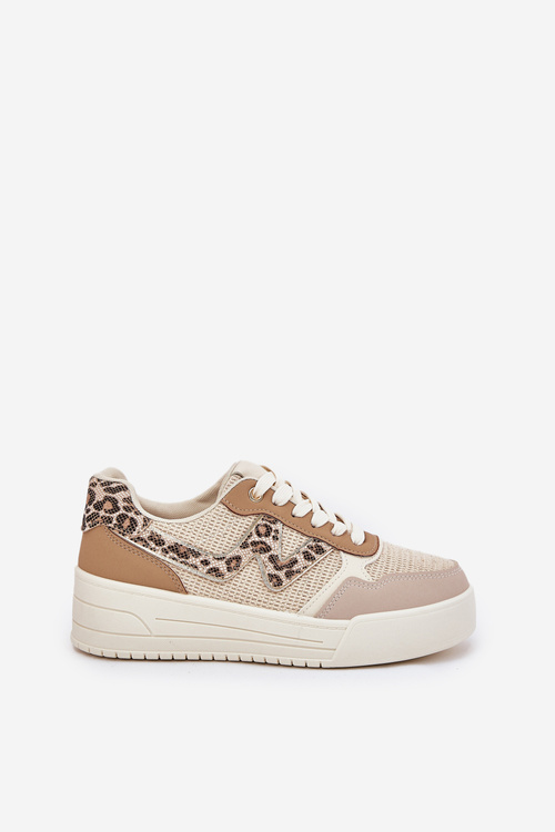 Ladies Sports Shoes On Platform Panther Khaki Lorori