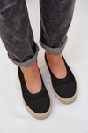 Women's Slip-on Sneakers On Platform Black Pimadea