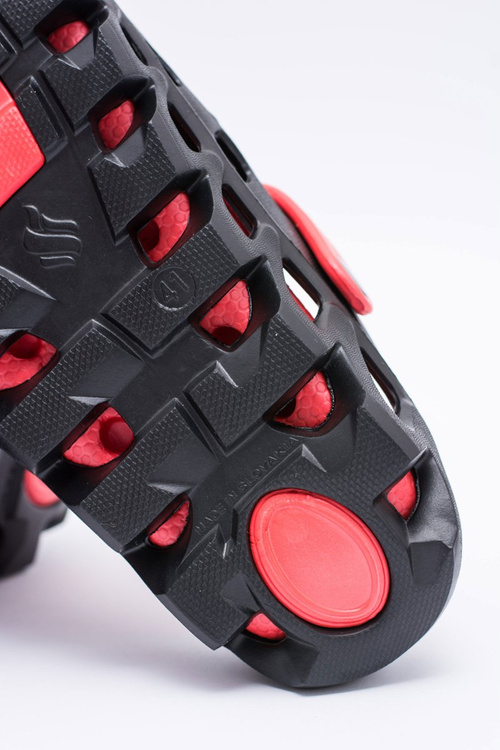 Czarne Męskie Ogrodowe Lekkie Klapki Kroksy Eva