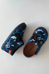 Kids slippers Milami with Velcro balls navy Jasimrra