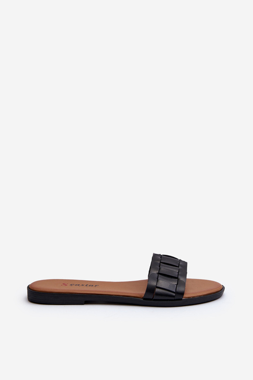 Women's Classic Flat Sandals Black Namrita