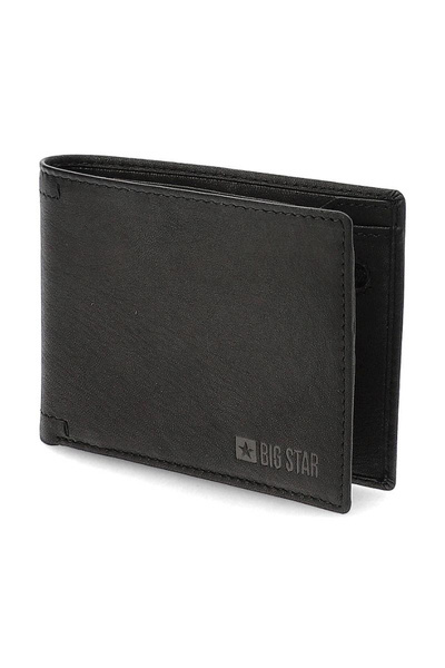 Men's Leather Wallet Big Star KK675004 Black