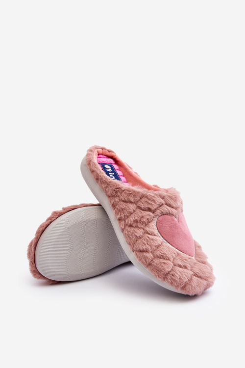 Women's Furry Home Slippers Inblu EC000099 Pink