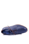 Elegant Men's Navy Blue Feliciano Half Shoes