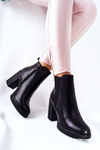 Leather Ankle Boots Black Linari