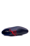 Men's Elegant Leather Menelaos Blue Men's Elegant Leather Half Shoes