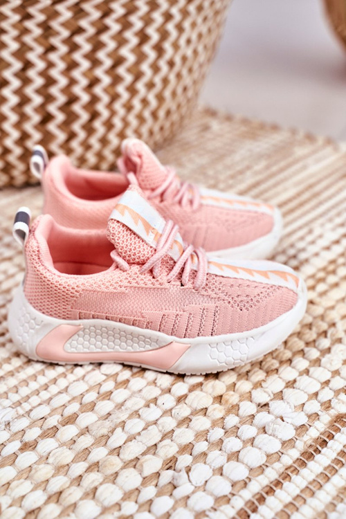 Children's Sports Shoes Pink Stich