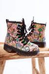 Children's Warm Boots Print Pink Dexi