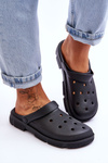Women's Rubber Crocs Black Rabios