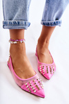 Women's Ballerinas With Studs Pink Kinley