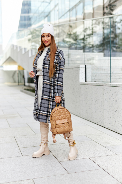 Tall Boots With Decorative Element Beige Masha