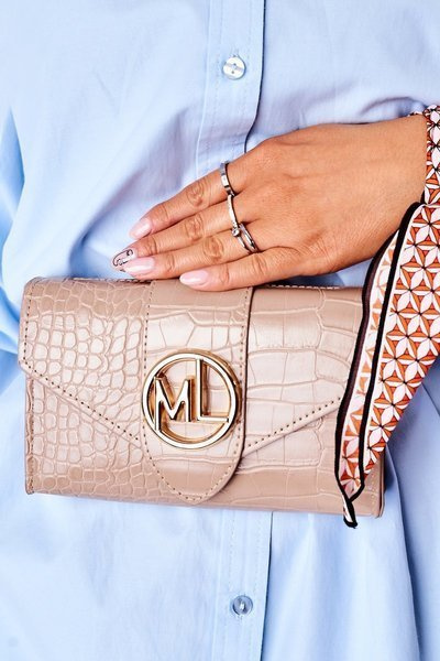 Small Purse Kidney Bag 2in1 Bruno Rossi Beige