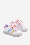 Sports Shoes Kids Sneakers With Light Up Sole White-Pink Arielle