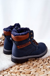 Children's Boots Insulated Navy Graves