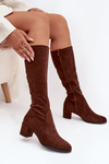 Classic Eco Suede Boots Sergio Leone KZ205 Dark Brown
