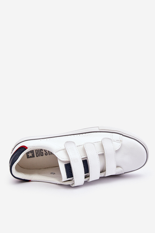Men's Velcro Sneakers Big Star LL174632 White