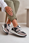 Women's Sneakers With Glitter Black Velaniela