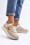 Women's Beige Sports Sneakers Lifari
