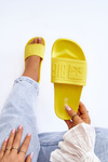 Women's Slippers Big Star HH274A040 Yellow